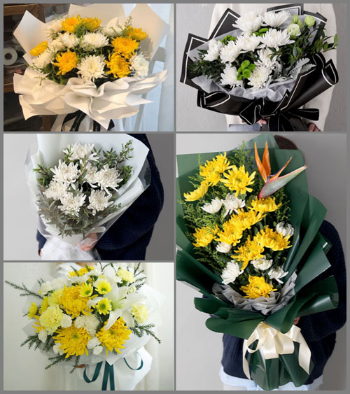 广西柳州鱼峰区白莲街道白事花束代送